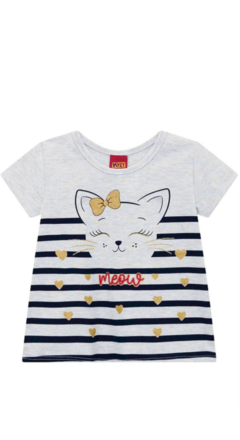 Blusa Infantil Feminina Meow - comprar online