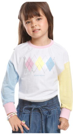 Blusa Cropped Malha Color - comprar online