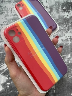 Silicone case Rainbow Sin Logo