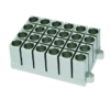 BLOCO 24 TUBOS DE 5 ML (13,5 MM DIÂMETRO) PARA USO COM OS BANHOS SECOS MODELOS BIODTC-100-IC, BIODTH-100-IC, BIOMTC-100-IC, BIOMTH-100-IC - CÓDIGO: BLOCK-K