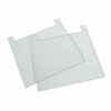 PLACA DE VIDRO ENTALHADA 20X20CM ESPAÇADOR FIXO 2,0MM P/CUBA VERTICAL VS20WAVESYS, VS20WAVESYS-CU, VS20WAVED (PCT C/ 2)