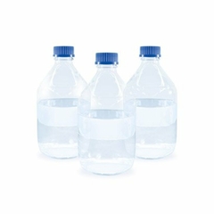 GARRAFA (RESERVATÓRIO) DE VIDRO, 2.000ML, COM TAMPA AUTOCLAVÁVEL DE ROSCA GL-45, PARA EASYSPIRAL, DILUFLOW E FLEXIPUMP