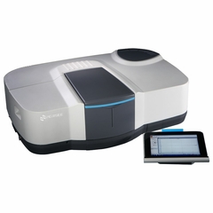 ESPECTROFOTÔMETRO UV-VIS 185-900NM FAIXA FOTOMÉTRICA -6 A 6 ABS DUPLO FEIXE BANDA ESPECTRAL FIXA/VARIÁVEL SUPORTE 2 ULTRA MICRO CUBETAS BIVOLT