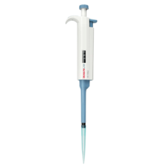 MICROPIPETA MECÂNICA MONOCANAL, VOLUME FIXO, CAPACIDADE 500UL, VISOR DIGITAL (NÃO ELETRÔNICO) COM SOMENTE PARTE INFERIOR DO CORPO AUTOCLAVÁVEL E EJETOR AUTOMÁTICO DE PONTEIRAS MODELO TOPPETTE 500UL