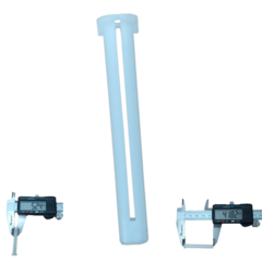 BUCHA PROTETORA DA HASTE METALIZADA PARA MICROPIPETAS MONOCANAL HTL SÉRIES LABMATE SOFT, DISCOVERY COMFORT E DISCOVERY