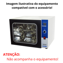 ROTOR GIRATÓRIO HORIZONTAL (ROTISSERIE) PARA 4 GARRAFAS 80MM DIÂ. X 200MM PARA HAG, COMBI-H12/D24/V12/SV12/SV120 na internet