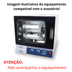 ROTOR GIRATÓRIO HORIZONTAL (ROTISSERIE) PARA 24 MACROTUBOS CÔNICOS DE 50 ML PARA HAG, COMBI-H12/D24/V12/SV12/SV120 - Biosystems Importadora Ltda