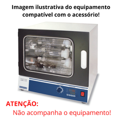 Imagem do ROTOR GIRATÓRIO HORIZONTAL (ROTISSERIE) PARA 8 GARRAFAS 60MM DIÂ. X 200MM PARA INCUBADORAS COMBI-H12/D24/V12/SV12/SV120