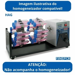 ROTOR TIPO DISCO COM CAPACIDADE PARA 04 FRASCOS DE 250 ML PARA HOMOGENEIZADOR AG/HAG FINEPCR - Biosystems Importadora Ltda