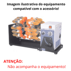 ROTOR GIRATÓRIO HORIZONTAL (ROTISSERIE) PARA 24 MACROTUBOS CÔNICOS DE 50 ML PARA HAG, COMBI-H12/D24/V12/SV12/SV120