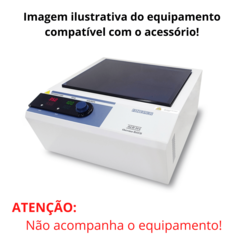 BLOCO DE AQUECIMENTO COM CAPACIDADE PARA 08 MACROTUBOS DE 50ML FUNDO CÔNICO (TIPO FALCON) PARA USO COM BANHOS SECOS MODELOS ALB-H4/ALB-H2/ALB-H1/ALB-C1 DA MARCA FINEPCR - CÓDIGO: AB100-508 - tienda online