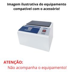 BLOCO DE AQUECIMENTO COM CAPACIDADE PARA 25 TUBOS DE TESTE COM 15 MM DE DIÂMETRO FUNDO REDONDO PARA USO COM OS BANHOS SECOS MODELOS ALB64/ALB128/ALB6400 DA MARCA “FINEPCR” – CÓDIGO AB90-15 na internet