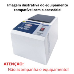 BLOCO DE AQUECIMENTO COM CAPACIDADE PARA 20 TUBOS DE TESTE COM 18 MM DE DIÂMETRO FUNDO REDONDO PARA USO COM OS BANHOS SECOS MODELOS ALB64/ALB128/ALB6400 DA MARCA FINEPCR – CÓDIGO AB90-18 - comprar online