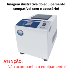 BLOCO DE AQUECIMENTO COM CAPACIDADE PARA 49 TUBOS DE MICROCENTRÍFUGA DE 0,5ML, PARA USO COM OS BANHOS SECOS MODELOS ALB64/ ALB128/ ALB6400 DA MARCA “FINE PCR” CÓDIGO: AB90-0.5 - Biosystems Importadora Ltda