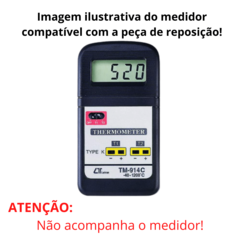 SONDA TEMPERATURA -40ºC à 400ºC PARA TERMÔMETRO LUTRON TM-914C - MODELO TP-04 - comprar online