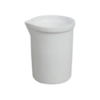 COPO DE BEAKER PTFE (TEFLON) RESISTENTE A TEMPERATURAS -270°C A 260°C BRANCO OPACO 600 ML - MODELO BE0600