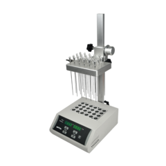 CONCENTRADOR DE AMOSTRAS DIGITAL PARA MICROTUBOS 0,2/2,0ML ATÉ TUBOS DE 40 MM DE DIÂMETRO COM CONTROLADOR DE TEMPERATURA E VÁLVULA REGULADORA DE FLUXO COM CAPACIDADE PARA DOIS BLOCOS DE AMOSTRAS - MODELO NDK200-2N-IC