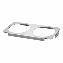 TAMPA DE AÇO INOXIDÁVEL PARA POSICIONAR 2 COPOS DE BECKER PARAS BANHOS ULTRASSÔNICOS, MARCA BANDELIN, MODELOS RK 31/H, DT 31/H – CÓDIGO DE-08