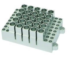 BLOCO MISTO 32/25 MICROTUBOS DE 0,2/1,5 ML (6,1/10,8 MM DIÂMETRO) PARA USO COM OS BANHOS SECOS MODELOS BIODTC-100-IC, BIODTH-100-IC, BIOMTC-100-IC, BIOMTH-100-IC - CÓDIGO: BLOCK-G