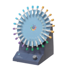 HOMOGENEIZADOR DE SANGUE COM CAPACIDADE PARA 24 TUBOS DE 12MM-13MM DIÂMETRO (VACUTAINER®), MOVIMENTO CIRCULAR VERTICAL DE 360 GRAUS, VELOCIDADE REGULÁVEL, BIVOLT - MODELO HEMOBLOOD-IV