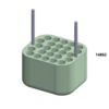 ADAPTADOR RETANGULAR PARA 24 TUBOS DE 5 ML COMPATÍVEL COM CAÇAPAS CAT 13.831/13.83IC E ROTOR HORIZONTAL MOD 12.870 PARA USO COM CENTRÍFUGAS MOD 380/380 R (JOGO COM 04 PEÇAS). MODELO: 14862-IC