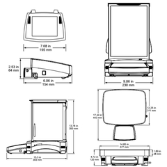 Imagem do BALANÇA ANALÍTICA, CAPACIDADE 120 GRAMAS, SENSIBILIDADE 0,1MG, CALIBRAÇÃO INTERNA AUTOMÁTICA, TELA SENSÍVEL AO TOQUE "TOUCHSCREEN" EM CONFORMIDADE COM PROCEDIMENTOS GLP/GMP, COM ABERTURA E FECHAMENTO AUTOMÁTICO DA CÂMARA POR SENSOR DE PROXIMIDADE, SAÍDA USB - MODELO EX124/AD