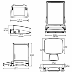 Imagen de BALANÇA ANALÍTICA, CAPACIDADE 320 GRAMAS, SENSIBILIDADE 0,1MG, CALIBRAÇÃO INTERNA AUTOMÁTICA, TELA SENSÍVEL AO TOQUE "TOUCHSCREEN" EM CONFORMIDADE COM PROCEDIMENTOS GLP/GMP, COM ABERTURA E FECHAMENTO AUTOMÁTICO DA CÂMARA POR SENSOR DE PROXIMIDADE, SAÍDA USB - MODELO EX324/AD