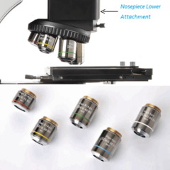 Imagen de MICROSCÓPIO METALOGRÁFICO VERTICAL TRINOCULAR ERGONÔMICO, ILUMINAÇÃO INCIDENTE E TRANSMITIDA POR LÂMPADA DE HALOGÊNIO 100W, REVOLVER MOTORIZADO DE 6 LUGARES COM TROCA AUTOMÁTICA DE OBJETIVAS, FILTROS ANALISADORES E POLARIZADORES, DIC NOMARSKI, CAMPO ESCURO – MODELOS HEMERA ML.R/ML.ETR/AR/ATR