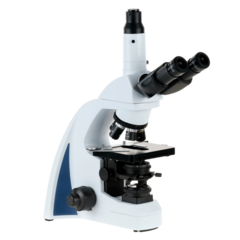 MICROSCÓPIO BIOLÓGICO TUBO TRINOCULAR ARTICULÁVEL, AUMENTO 2000X COM 04 OBJETIVAS SEMI PLANACROMÁTICAS ÓTICA INFINITA (IOS) CORRIGIDAS 4X/10X/40X/100X, ILUMINAÇÃO POR LÂMPADA "LED" 3 WATTS, COM INTENSIDADE REGULÁVEL - MODELO: IC2100-T4-SEMI-PLAN-2000X-IC