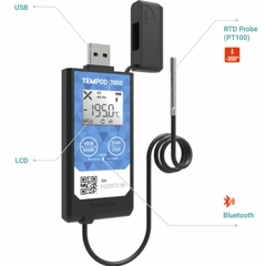 REGISTRADOR DE DADOS DE TEMPERATURA ULTRABAIXA, CONEXÃO USB/BLUETOOTH, RELATÓRIOS EM PDF COM SONDA RTD EXTERNA, CAPACIDADE DE IMPRESSÃO VIA BLUETOOTH - comprar online