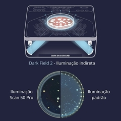 CONTADOR MANUAL DE COLÔNIAS, CONTAGEM DE 0 A 1999 CFU ILUMINAÇÃO LED CAMPO ESCURO 2 SAÍDA USB HANDPAD E FONES DE OUVIDO - comprar online