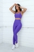 Imagem do Conjunto Fitness de Compressão Top Básico e Calça Básica Violeta