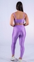 Conjunto Fitness Top Básico e Calça Básica Leblon Lilás - loja online