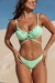 Top Clara e Tanga Larga Geribá Verde - Camila Alves Beachwear