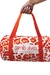 Bolsa Malinha de Praia Animal Print Orange