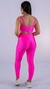 Conjunto Fitness Top Básico e Calça Básica Zig zag Rosa Neon - loja online