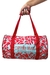 Bolsa Malinha de Praia Folhagem Red