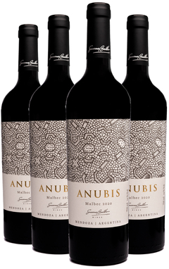 4 unid - Vinho Tinto Argentino Susana Balbo Anubis Malbec 750ml