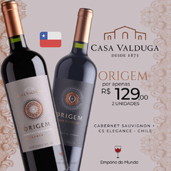 Origem - Cabernet Sauvignon + C S Elegance - Chile - safra 2020 - comprar online