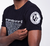 Camiseta Masculina Future Jiu-Jitsu, modelo: Legends Edition - Fernando Terere, 100% algodão, cor: preta. manga esquerda.