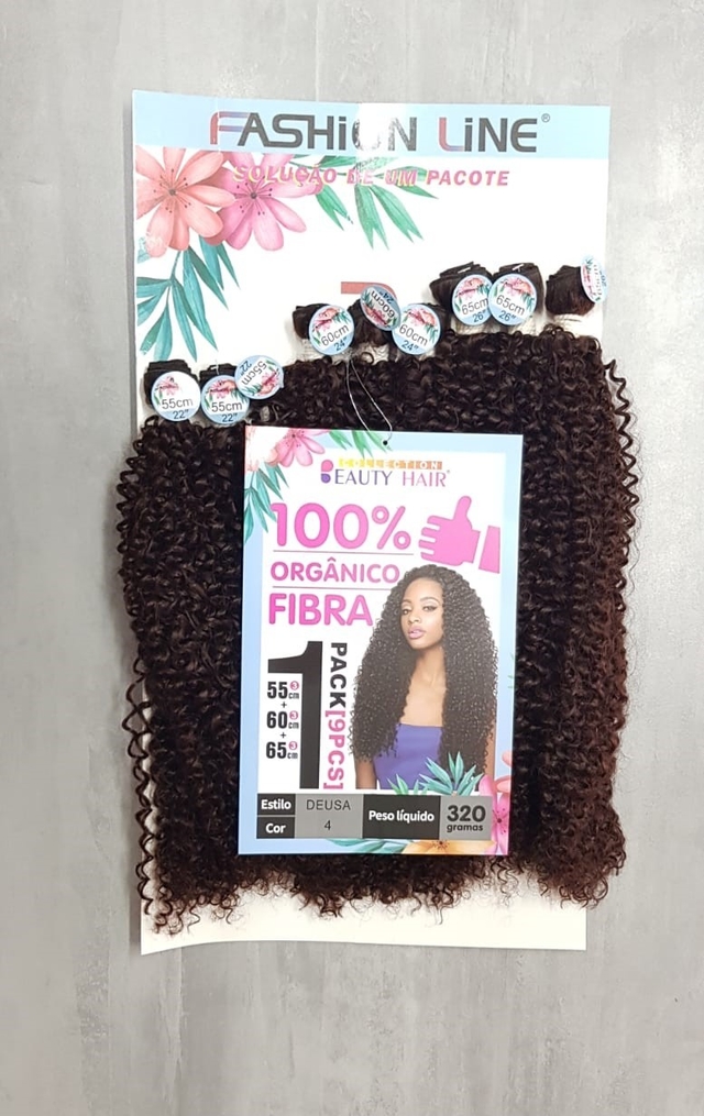 Cabelo Orgânico Bio Fibra Fogosa Cor SP4/27/30 (Mesclado)