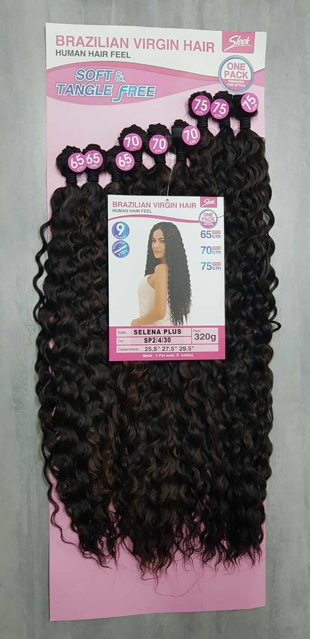 Cabelo Bio Vegetal Selena Plus - Sleek Brazilian Virgin Hair