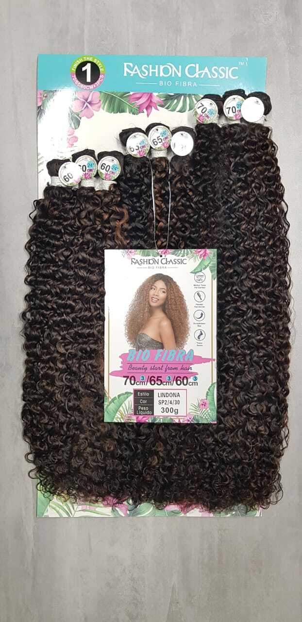 COR NOVA CABELO BIO VEGETAL LINDONA FASHION CLASSIC 70 CM LOIRO