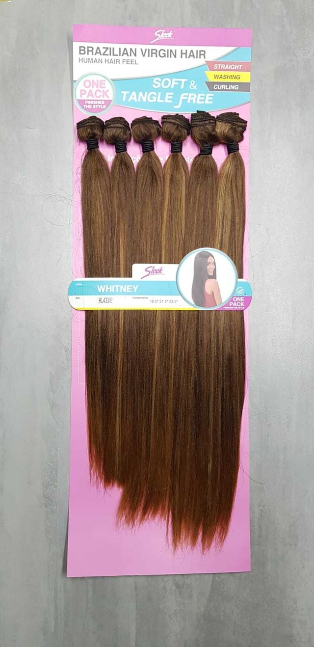 Cabelo Bio Vegetal Whitney - Sleek Brazilian Virgin Hair