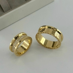 ALIANÇA 8MM - BANHO OURO 18K. ♡ C044 BV