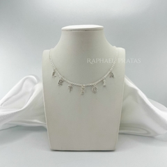 Choker Letras Cravejadas - Raphael Pratas