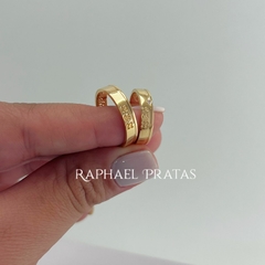 ALIANÇA 4MM - BANHO OURO 18K. ♡ C009 - comprar online