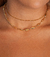 Chocker riviera laranja dourado - comprar online