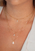 Chocker bolinhas e ponto de luz dourado - comprar online