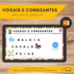 Jogo Digital: Vogais e Consoantes - comprar online